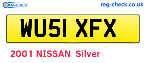WU51XFX are the vehicle registration plates.