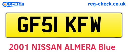 GF51KFW are the vehicle registration plates.