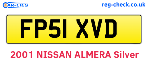 FP51XVD are the vehicle registration plates.
