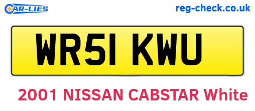 WR51KWU are the vehicle registration plates.