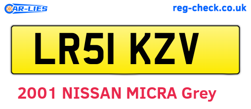 LR51KZV are the vehicle registration plates.