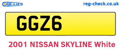 GGZ6 are the vehicle registration plates.