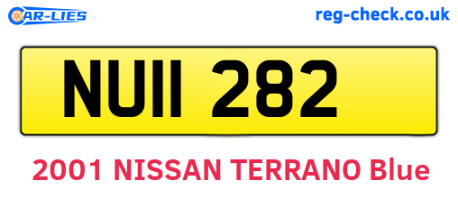 NUI1282 are the vehicle registration plates.