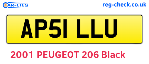 AP51LLU are the vehicle registration plates.