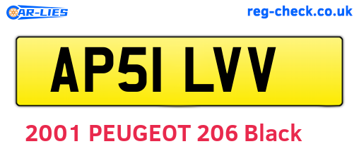 AP51LVV are the vehicle registration plates.