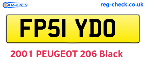 FP51YDO are the vehicle registration plates.