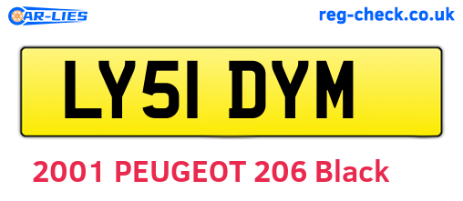LY51DYM are the vehicle registration plates.