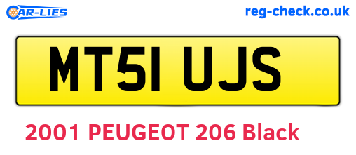 MT51UJS are the vehicle registration plates.