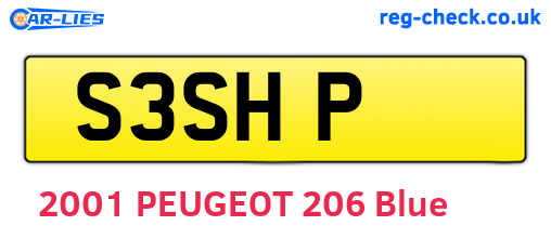 S3SHP are the vehicle registration plates.