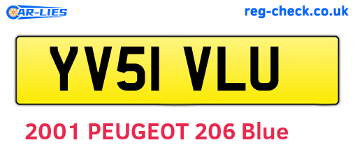 YV51VLU are the vehicle registration plates.