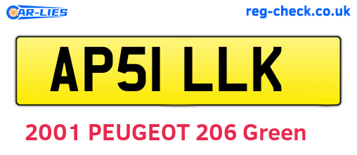 AP51LLK are the vehicle registration plates.