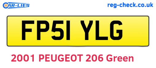 FP51YLG are the vehicle registration plates.