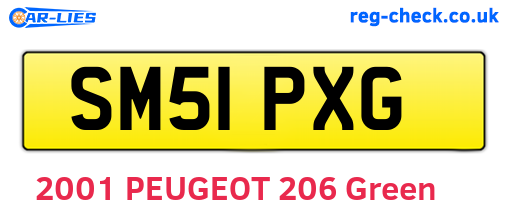 SM51PXG are the vehicle registration plates.