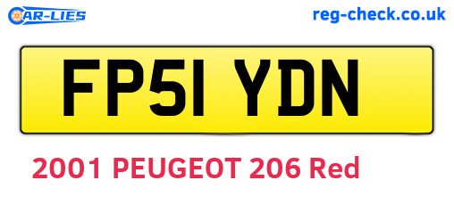 FP51YDN are the vehicle registration plates.