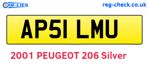 AP51LMU are the vehicle registration plates.