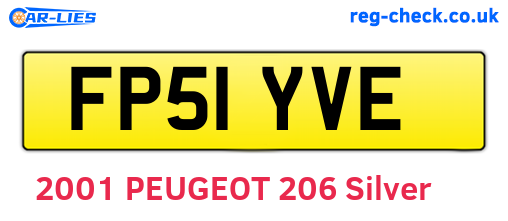 FP51YVE are the vehicle registration plates.