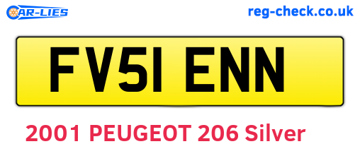 FV51ENN are the vehicle registration plates.
