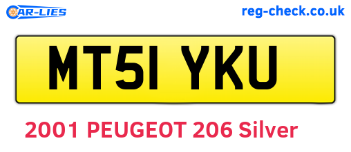 MT51YKU are the vehicle registration plates.