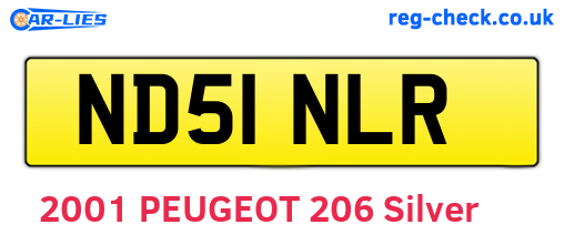 ND51NLR are the vehicle registration plates.