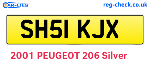 SH51KJX are the vehicle registration plates.