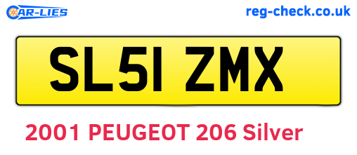 SL51ZMX are the vehicle registration plates.