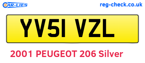 YV51VZL are the vehicle registration plates.