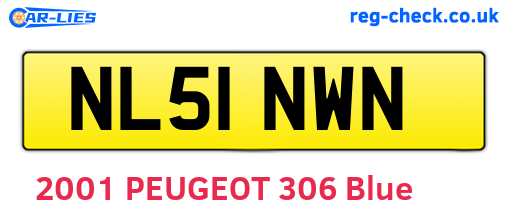 NL51NWN are the vehicle registration plates.