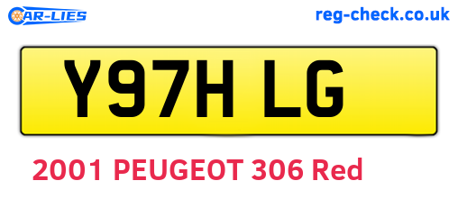 Y97HLG are the vehicle registration plates.