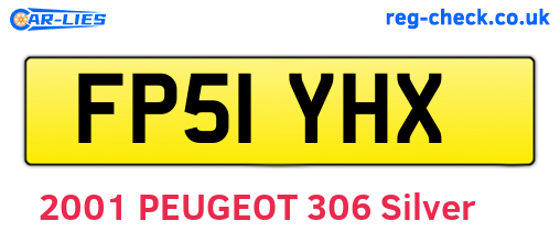 FP51YHX are the vehicle registration plates.