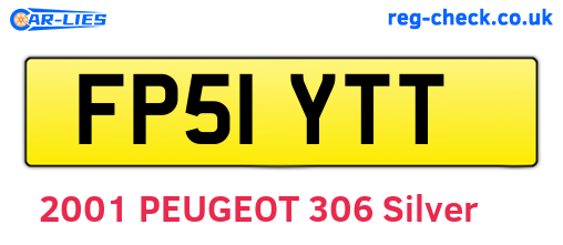 FP51YTT are the vehicle registration plates.
