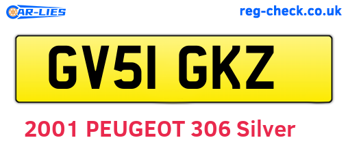 GV51GKZ are the vehicle registration plates.
