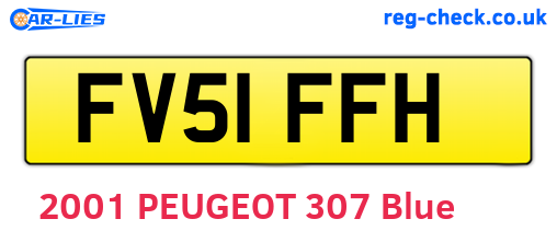 FV51FFH are the vehicle registration plates.