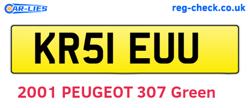 KR51EUU are the vehicle registration plates.
