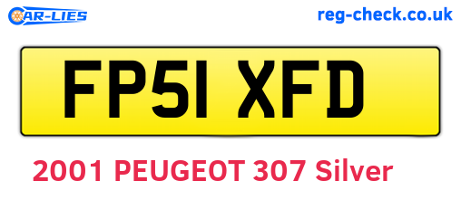 FP51XFD are the vehicle registration plates.