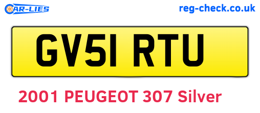 GV51RTU are the vehicle registration plates.
