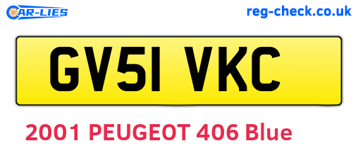 GV51VKC are the vehicle registration plates.