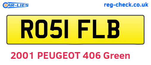 RO51FLB are the vehicle registration plates.