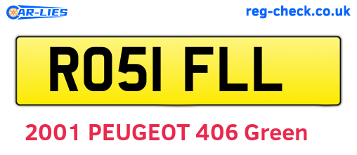 RO51FLL are the vehicle registration plates.
