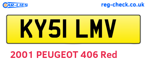 KY51LMV are the vehicle registration plates.
