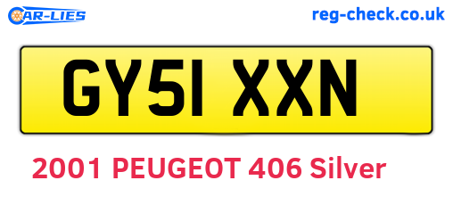 GY51XXN are the vehicle registration plates.