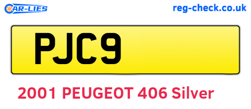 PJC9 are the vehicle registration plates.