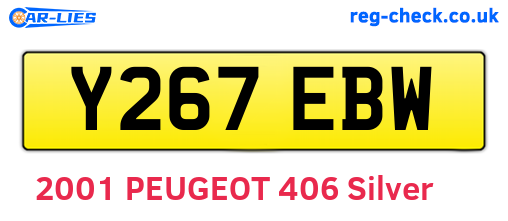 Y267EBW are the vehicle registration plates.