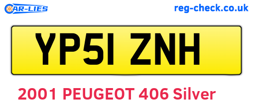 YP51ZNH are the vehicle registration plates.