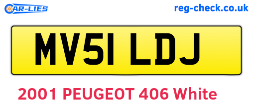 MV51LDJ are the vehicle registration plates.