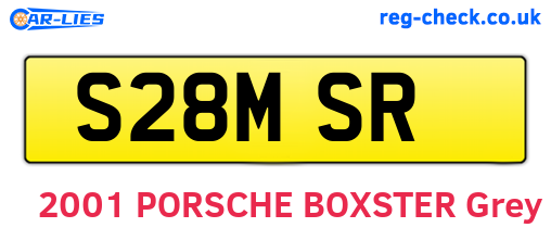 S28MSR are the vehicle registration plates.