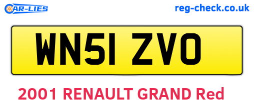 WN51ZVO are the vehicle registration plates.
