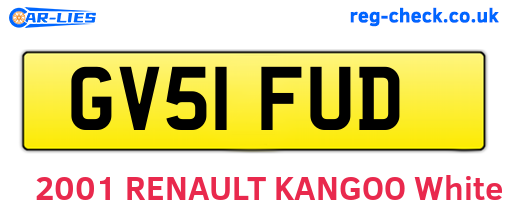 GV51FUD are the vehicle registration plates.