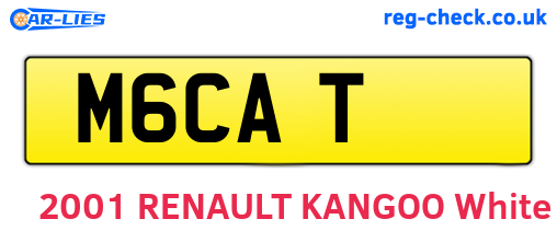 M6CAT are the vehicle registration plates.
