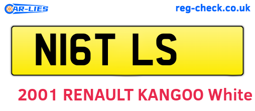 N16TLS are the vehicle registration plates.