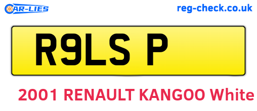 R9LSP are the vehicle registration plates.